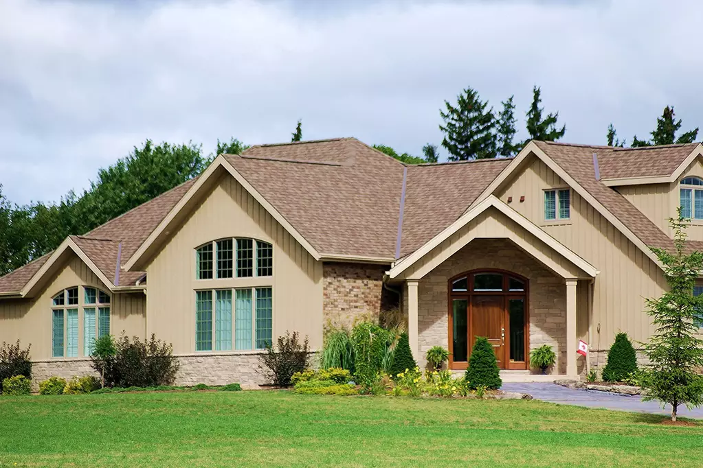 A house in a rural setting